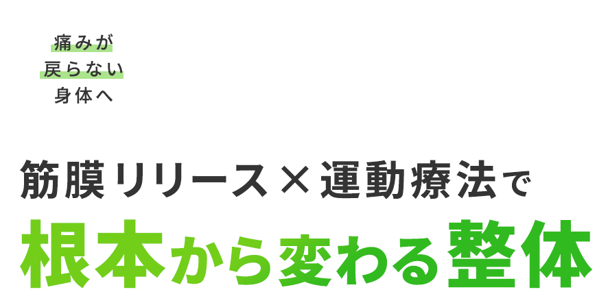 「緩める✕鍛える」で健康的な体づくり 初回限定特別価格1,980円（税込）～